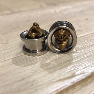 Cobra snake gauges body jewelry